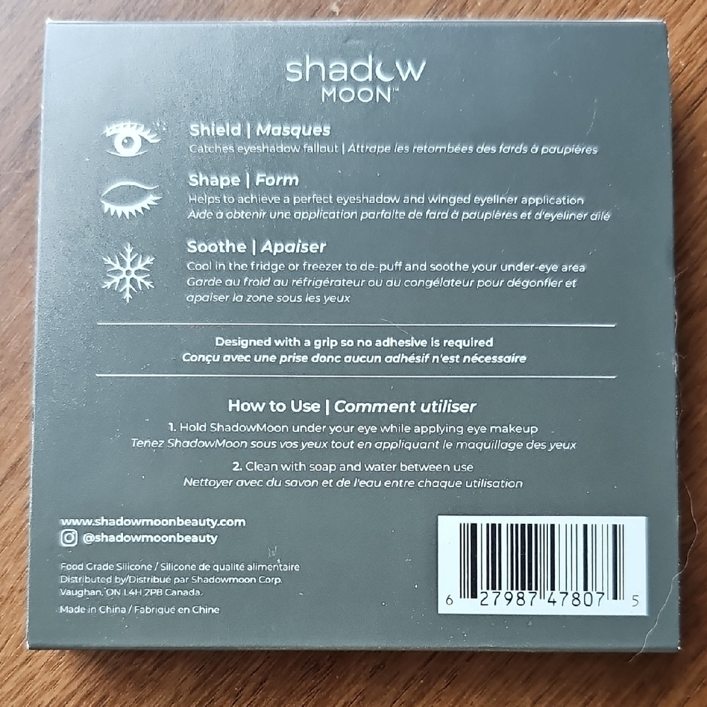 NIB Shadow Moon Reusable Shadow Shield - Pink Eyeshadow Shield - Picture 2 of 2